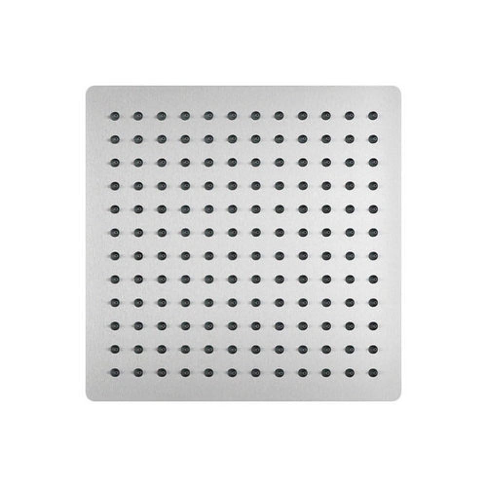 1 PZ SOFFIONE DOCCIA QUADRO ULTRA SLIM ACCIAIO INOX cm 25x25 NextradeItalia Mod.FERX.DIAEEN-DQNX-XAN
