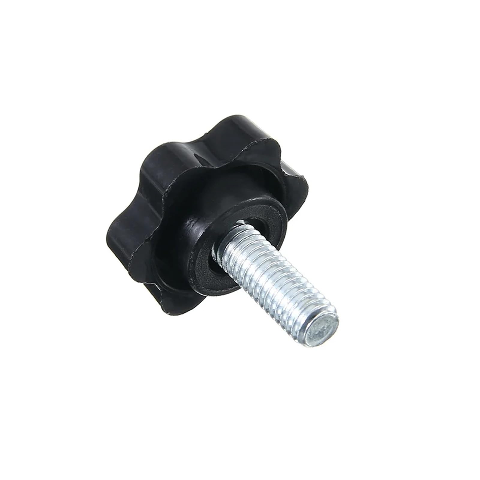 Perno de mango sujeción hilo en forma estrella, perilla mano, tornillo apriete, equipo industrial, acero plástico, M5, M6, 5/10 Uds