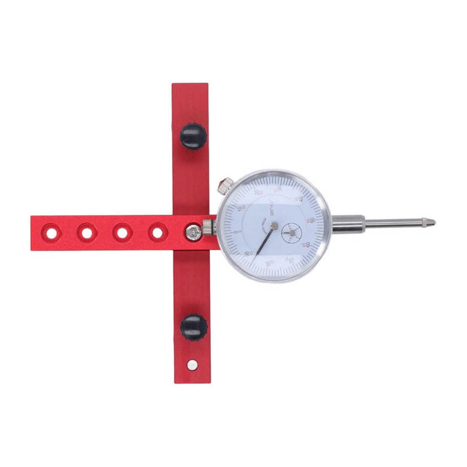 RAHBI Tischkreissägen-Messuhr, Tischkreissägen-Messgerät for Ausrichten und Kalibrieren von Werkstattmaschinen, 0,01 Zoll/0,01 mm Auflösung Leisurely (Color : Long)