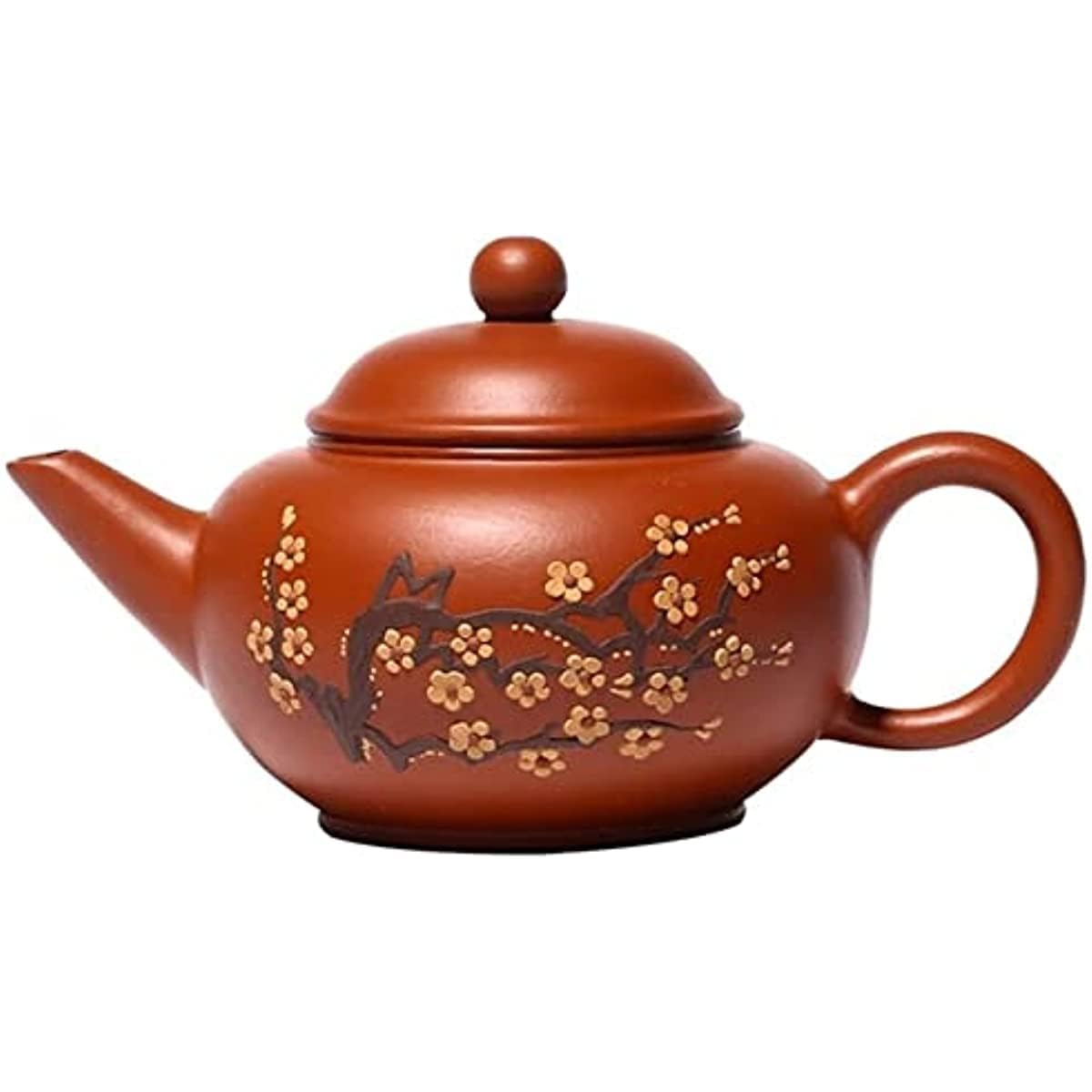 Set di Tazze e teiere Cinesi, teiere Viola da 150 ml, teiera con Fiori di Prugna, bollitore per Viaggi, casa, attività all'aperto e Ufficio