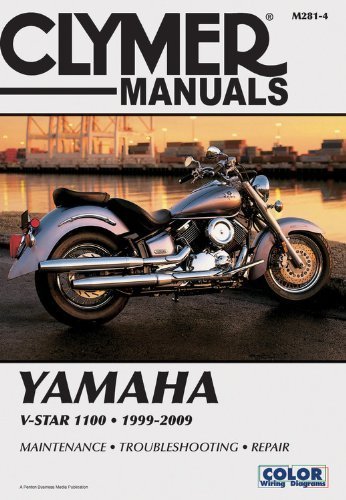 Libro de taller Yamaha V-Star 1100: manual Clymer de reparación Penton Staff