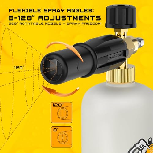 Sofipe SPFC-CC-01 Foam Cannon Kit, 1L Bottle Snow Foam Cannon thumb #4