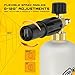 SOFIPE Foam Cannon Kit, 1L Bottle Snow Foam Cannon with 5 Pressure Washer Nozzle Tips, 1/4 Inch Quick Connector, Compatible with Gas Pressure Washers&Electric Pressure Washers