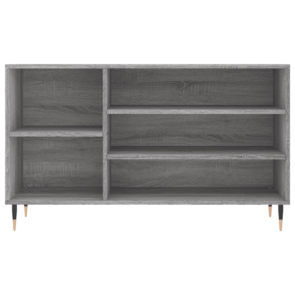 Szafka na buty 102x36x60 cm drewno drewno sonoma szary