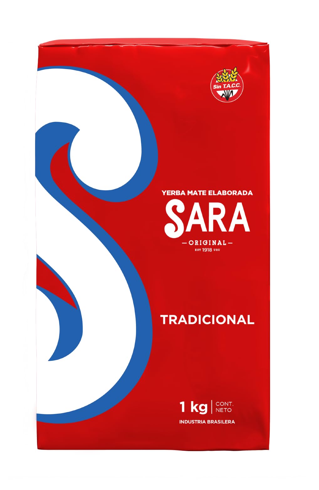 Yerba Mate Elaborada Tradicional 1 kg (2.2 lb) | Uruguayan Yerba Mate Tea - Classic Loose Leaf Mate - Rich & Balanced Flavor