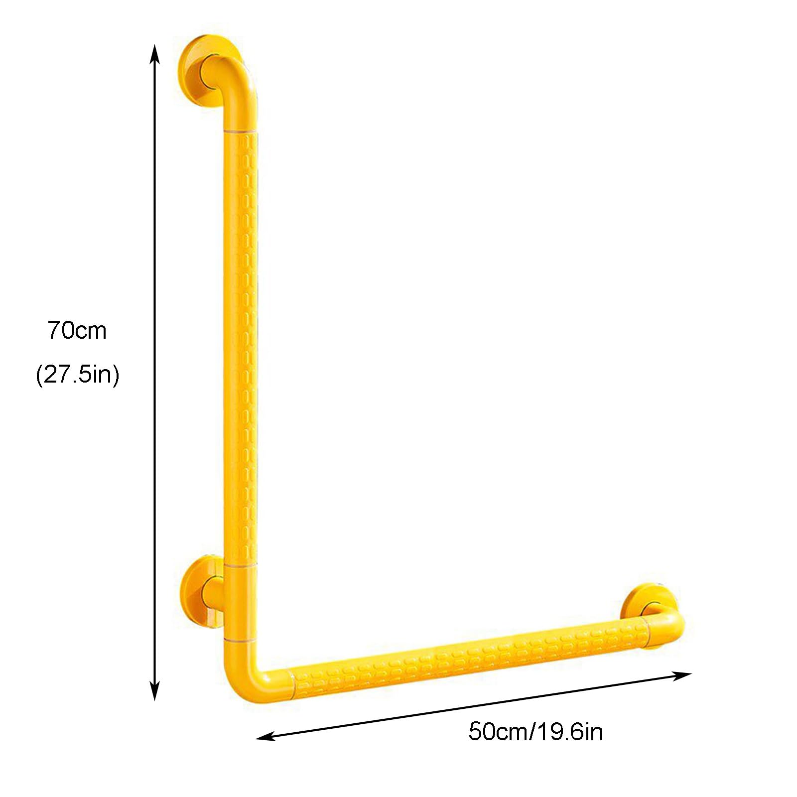 Maniglione Di Sicurezza per Doccia In Acciaio Inox, Supporto per Anziani, Disabili E Donne In Gravidanza; Maniglia Di Sostegno A Parete per WC E Vasca Da Bagno.(50 * 70cm)
