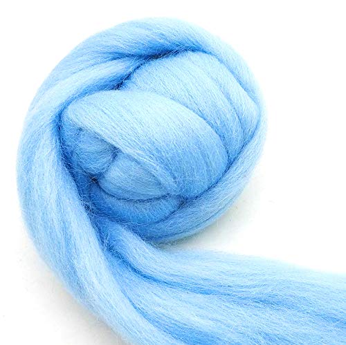 Feltsky 50 g Laine feutrée 40 couleurs pour kit de feutrage d'aiguilles 19 microns rapide à feutrer (35) Cover
