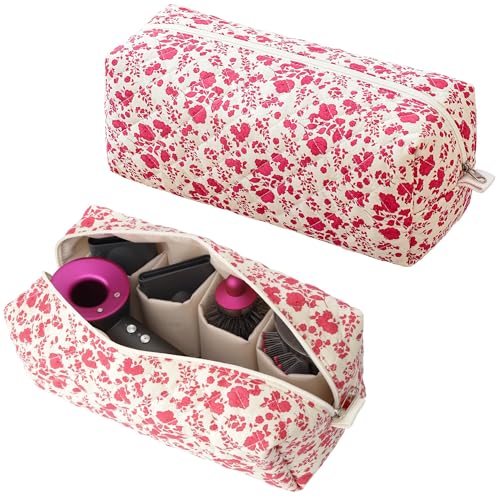 Funda para Dyson Airwrap floral ideal para llevar tus planchas y rizadores de viaje
