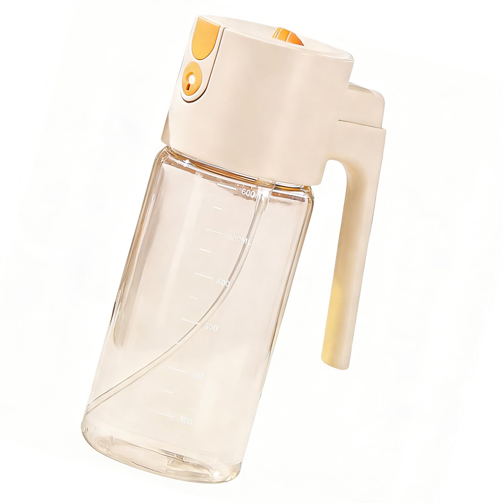 CAZSTYK Accuracy Kitchen Oil Sprayer with Glass Bottle for Cooking and Nonslip Silicone Base Multipurpose Dispenser Glass Bottle