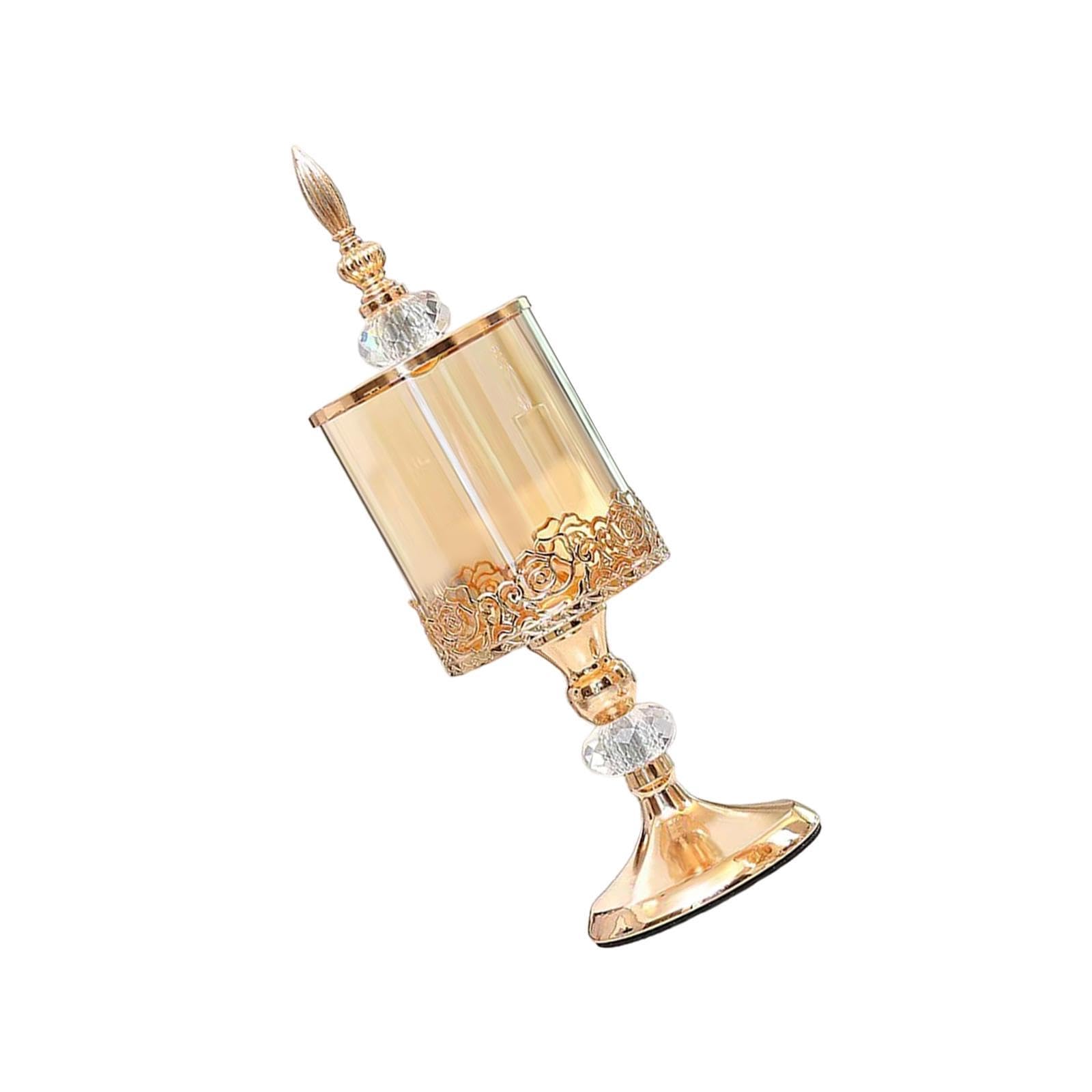 Bothyi Glass Candy Jar Cookie Jar Gift Ornament Decoration Candy Can Candy Storage Jar Candy Box for Bedroom Holiday Home Xams Party, 11cmx29cm