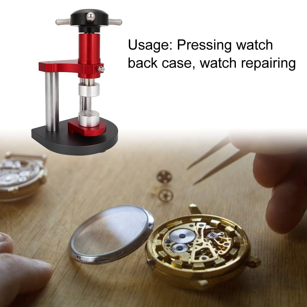 Máquina de cerrado espiral para la parte trasera de la caja de relojes, herramienta de prensado para cajas de relojes con 12 matrices, herramienta de prensado de tapas traseras de