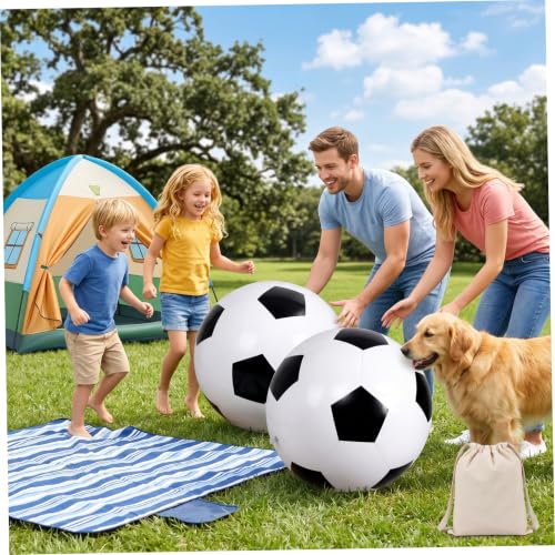 Pelota de playa de fútbol inflable gigante para animar cumpleaños infantiles al aire libre 3