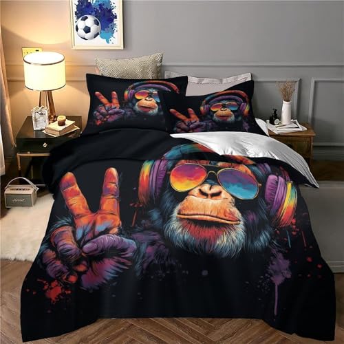 Housse de Couette Paris 3D en Microfibre 220x240cm