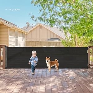 Kiskiz SH20 Einziehbares Sicherheitsgitter 140 Zoll