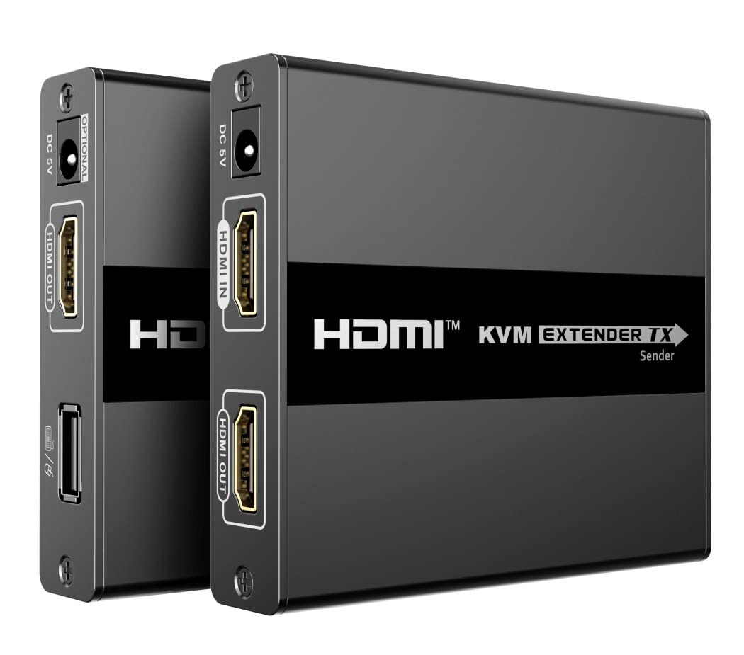 PremiumCord HDMI 1-4 Splitter + 4 X Extender tramite cavo patch CAT6 / 6a / 7, con alimentatore PremiumCord HDMI 1-4 Splitter + 4 X Extender tramite cavo patch CAT6 / 6a / 7, con alimentatore