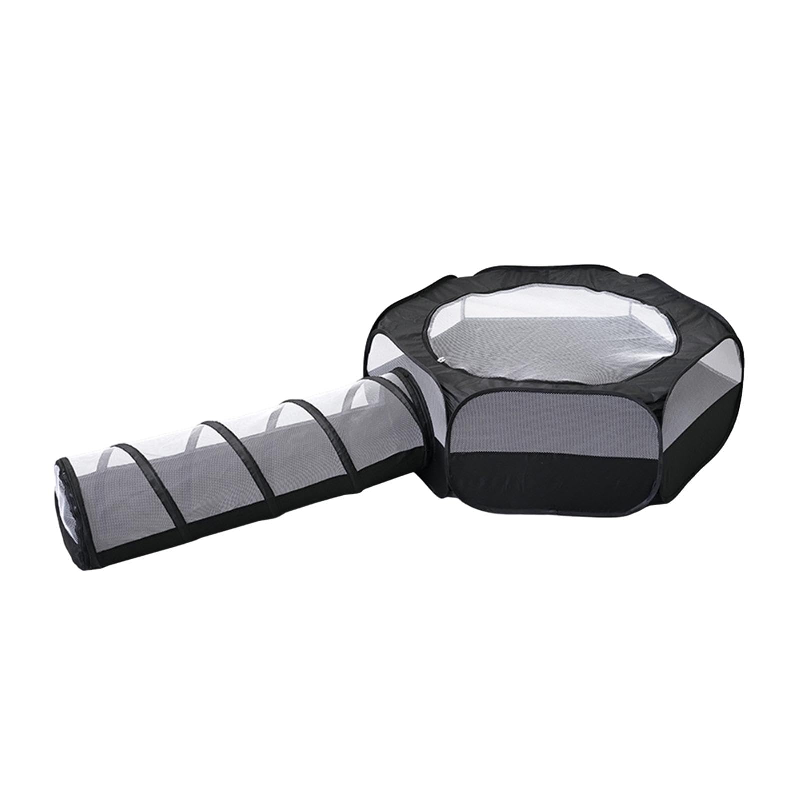 Tunnel de Jeu Extérieur pour Chats, Tente et Tunnel de Jeu, Maison D'extérieur Universelle pour Chats D'intérieur, Maison de Jeu Pliable pour
