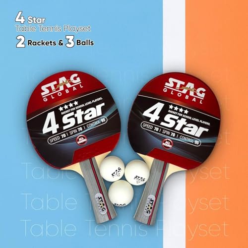 Image of Stag 4 Star Table Tennis Kit