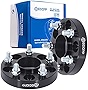ECCPP 2X 5 Lug hubcentric Wheel spacers 5x4.5 to 5x4.5 12x1.5 67.1 1 inch fit for MX-6 for Protege for Protege5 for RX-7 for RX-8
