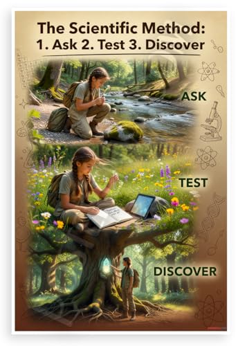 Poster méthode scientifique pour stimuler la curiosité des enfants