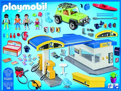 PLAYMOBIL City Life 70201 Stacja Benzynowa, od 4 Lat