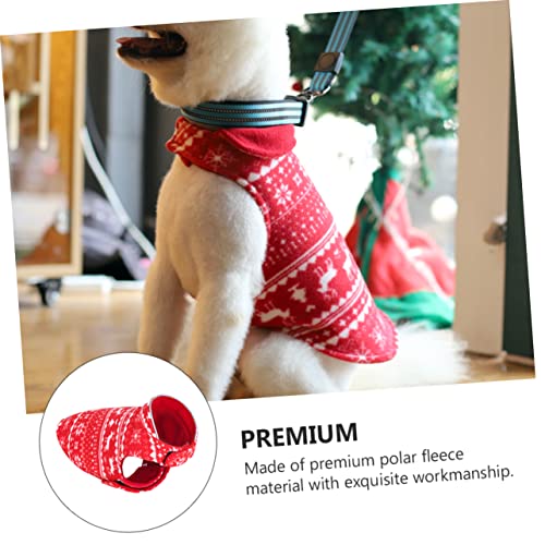 Disfraz navideño reversible para perros pequeños miniatura 6