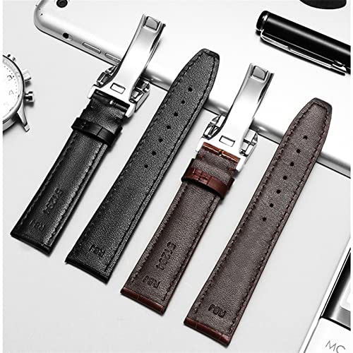 Bracelet pour IWC Pilot en cuir véritable de remplacement - 2
