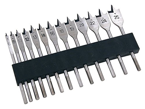 Drill Set - 13pc Titanium Flat Wood Bits
