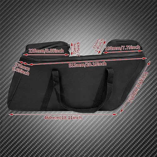 Bolsa interna para alforjas de motocicleta tipo hard saddlebag compatible con Harley Touring Electra Glide Road Glide Street Glide Road King 1993-2025 miniatura 5