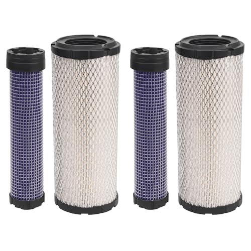 DUOOK 11013-7044 11013-7045 Outer Inner Air Filter for Kawasaki 11013-7020 11013-7019 AF25552 AF25551 For Kohler 25-083-01-S P821575 P822858 (2 Pack)