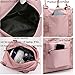 Women Tote Bag Travel Duffel Bag Carry On Luggage Bag Sports Gym Bag (Pink)