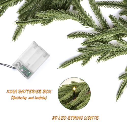 Ennberuu TT11-9FT Real Touch Norfolk Pine Christmas Garland  thumb #4