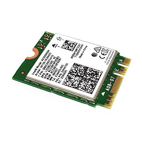 Tarjeta WiFi 6 Intel AX200 hasta 2974 Mbps con Bluetooth 5.1 M.2 2.4G/5GHz para Laptop y PC con Windows 64 bits - Modelo Intel AX200NGW miniatura 3