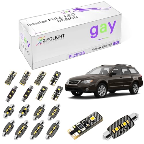Kit de luces interiores LED para Subaru Outback 2000-2009