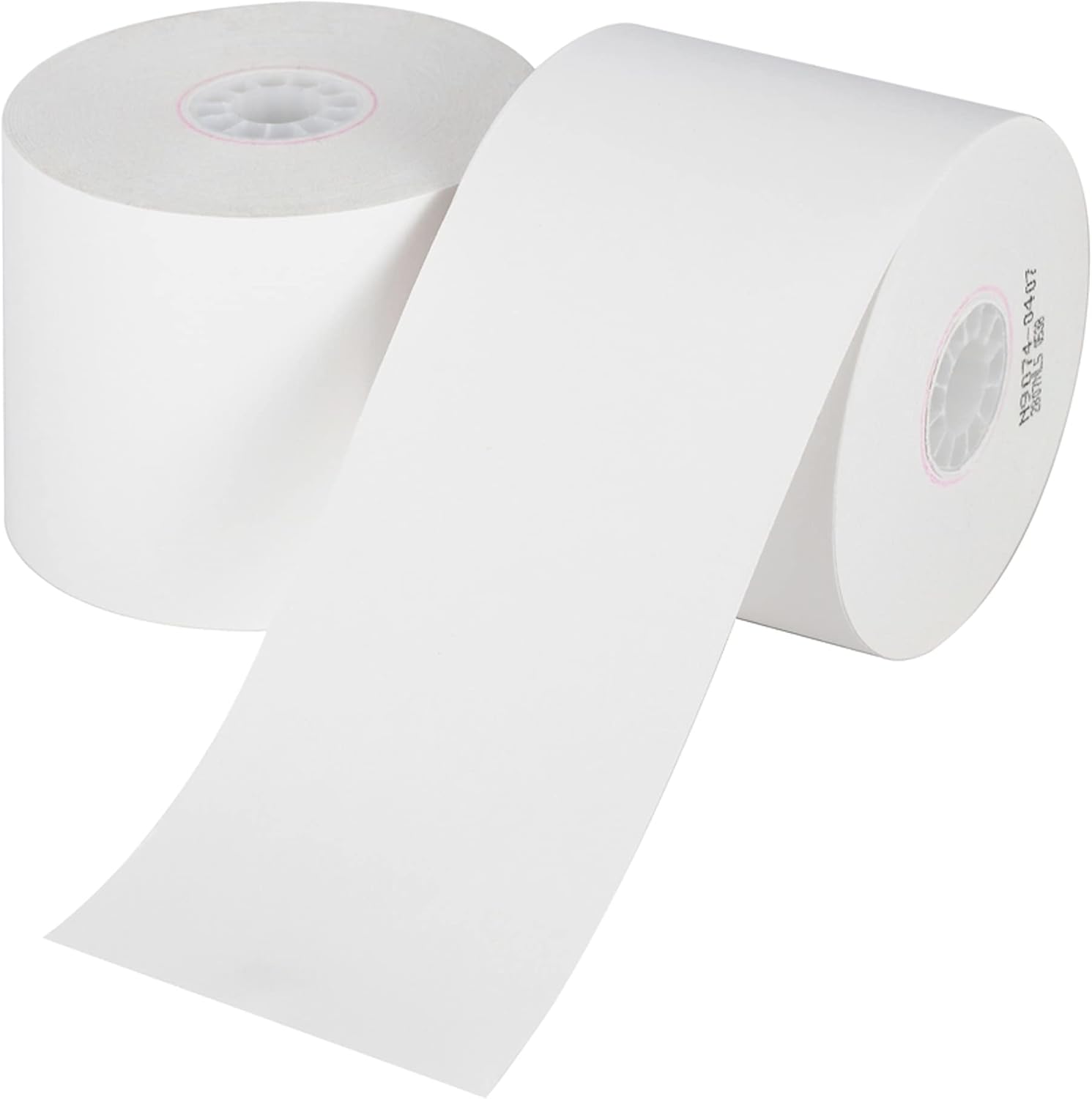 Office Depot Single-Ply Paper Rolls, 2 1/4in. x 124ft., White, Carton Of 100, 554075