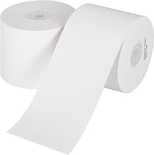 Office Depot Single-Ply Paper Rolls, 2 1/4in. x 124ft., White, Carton Of 100, 554075