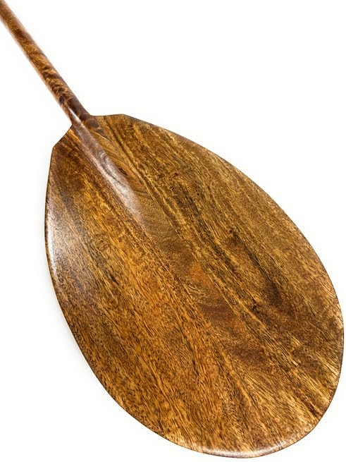 Tikimaster Beautiful Mango Outrigger Paddle 53 in T-Handle - Made in Hawaii | #koa7248