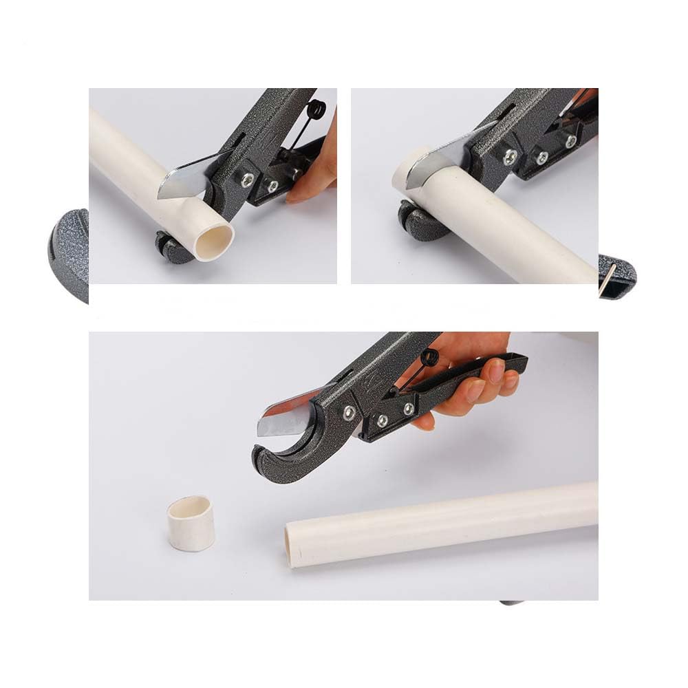 A AND S TOOL® PVC Pipe Cutter 1-1/4inch 36mm Ratchet Cuts Plastic Tube Pipe Shear Scissors PU/PP/PE/PPR Hose Cutting Hand Tools Ideal For Home Working And Plumbers 2