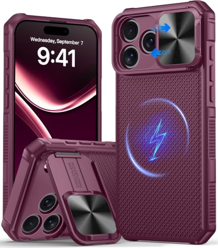 Image of for 18 Pro Max Case with Slide Camera Cover, Fit for Magsafe