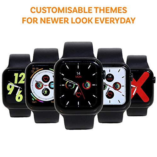 Image of SAMZHE Full Touch Smart Watch with SPO2, Heart Rate, BP, Fitness and Sports Tracking, Black (Model: MST-381-1)