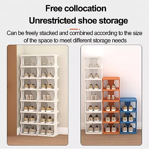 Zapatero vertical plegable para ahorrar espacio en pasillos estrechos y recibidores modernos 4