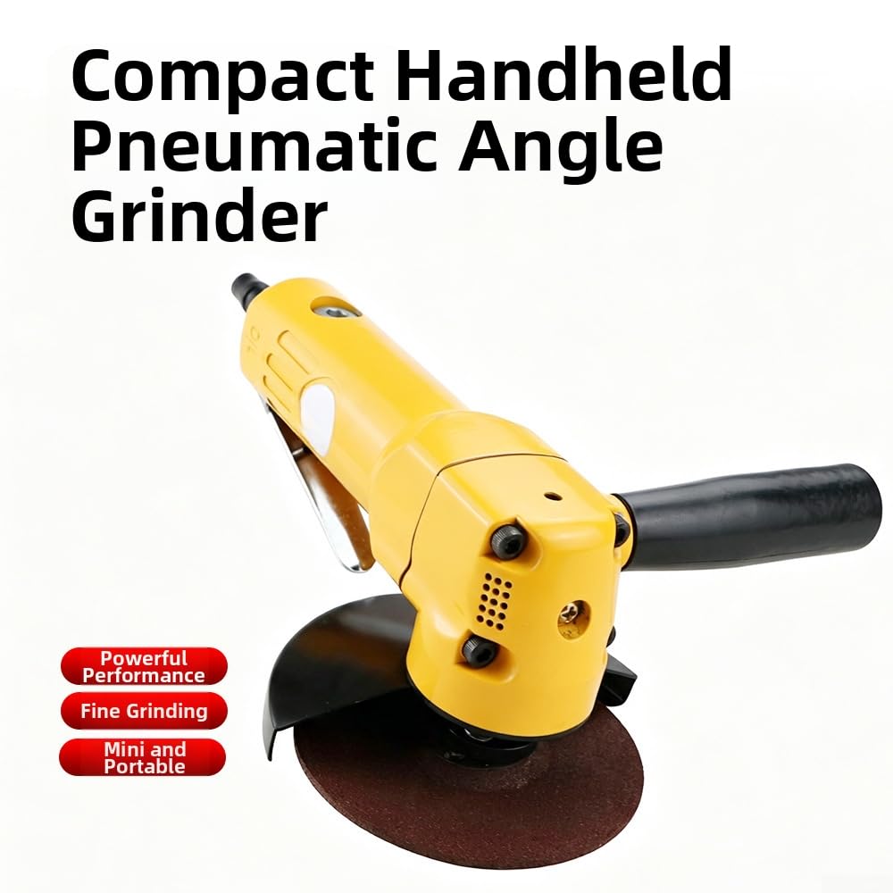 Winkelschleifer Druckluft 100mm Für Metall Schneiden(4-inch Silver)