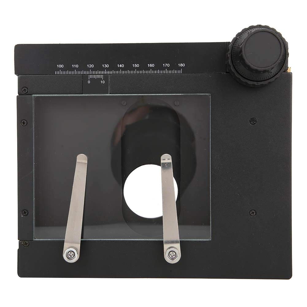 Aleación de aluminio Precisión manual Microscopio XY Etapa móvil Mesa de deslizamiento extraíble X-Y