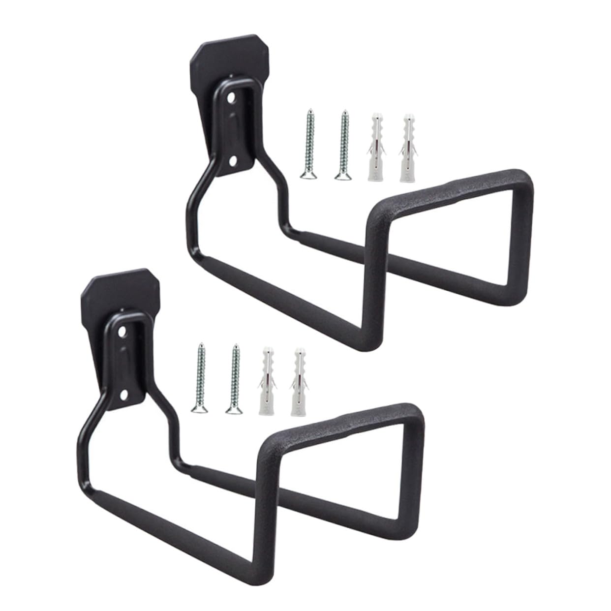 Gatuida 2 pezzi Ganci Appendere per Garage in Ferro Pesante Organizer Parete Antiruggine per Attrezzi Scaffali Estensione Supporto per Officina e Giardino