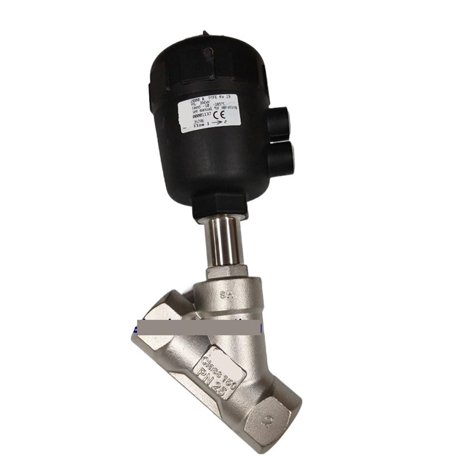 RCGKNNMUZ Pneumatic Angle Seat Valve DN25 2000A 00001137 1137
