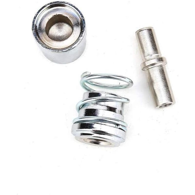 Fabric Cover Button Making Kit with Hand Press LN18-20-22 Dies and White Back Buttons - Pink/White Back