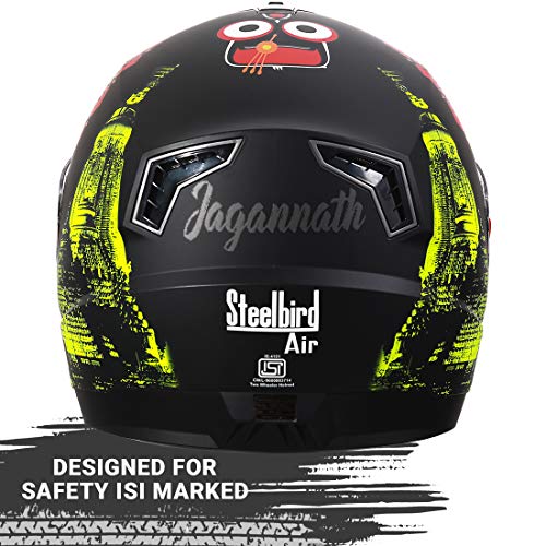 Image of Steelbird SBA-1 Jagannath ISI Certified Full Face Helmet in Matt Finish