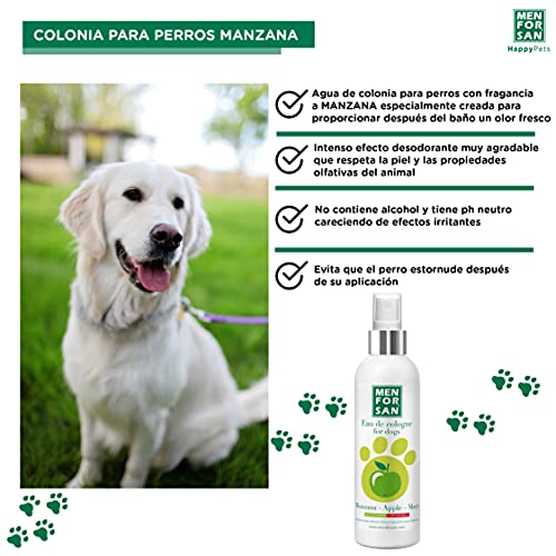 MENFORSAN Apple Eau de Cologne per Cani 125ml