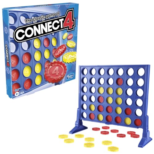 The Classic Game of Connect 4 Strategy Board Game; 2 Games for Kids Aged 6 and up; 4 in a Row