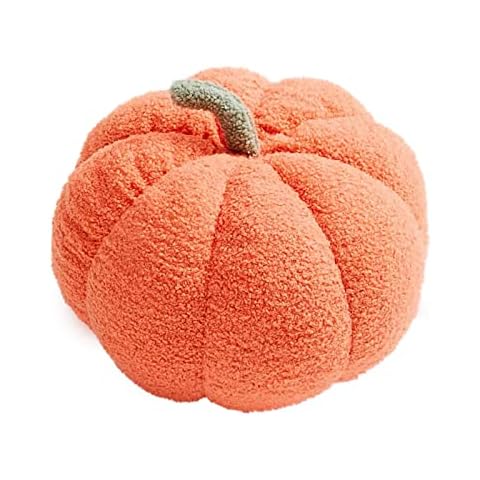 PAIKOE Halloween Pumpkin Plush Throw Pillow Cover