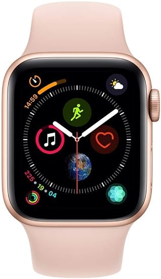 Apple Watch Series 4 (GPS, 40mm) - Gold Aluminium Case with Pink Sand Sport  Band (Renewed) : Amazon.co.uk: Electronics \u0026 Photo
